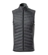 Garnitury - Męska kamizelka CROSS z wodoodpornym wykończeniem Ciemnoszara 3XL - miniaturka - grafika 1