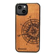 Etui i futerały do telefonów - Drewniane Etui Bewood iPhone 14 TRAVELER MERBAU - miniaturka - grafika 1