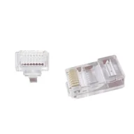 Adaptery i przejściówki - Gembird LC-PTU-01/10 wtyczka 8P8C RJ45 Przezroczysty - miniaturka - grafika 1