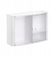 Szafki łazienkowe - Horizontal bathroom cabinet white/glazed 8411801222614 - miniaturka - grafika 1