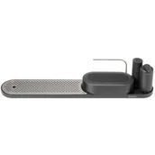 Suszarki do naczyń - Organizer do zlewu SinkStyle szary z suszarką do naczyń i dozownikami 4 el. - miniaturka - grafika 1