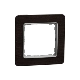 Ramka pojedyncza SEDNA Design & Elements efekt wenge - Klawisze i ramki - miniaturka - grafika 1
