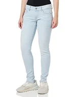 Spodnie damskie - Pepe Jeans Jeansy damskie Soho, Niebieski (Denim-pe0), 27W / 28L - miniaturka - grafika 1