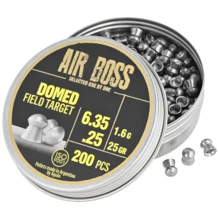 Śrut Apolo Air Boss Domed Field Target 6.35 mm, 200 szt. 1.60g/25.0gr (30206) - Amunicja do wiatrówek - miniaturka - grafika 2