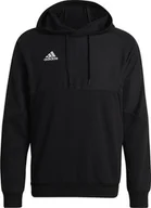 Bluzy męskie - Bluza męska adidas Condivo 22 Hoodie czarna HA6232-S - miniaturka - grafika 1