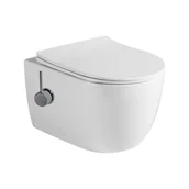 Miski WC - Miska WC wisząca Niagara z funkcja bidetu Domino - miniaturka - grafika 1