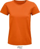 Koszulki i topy damskie - SOLs 03579 Koszulka damska, Pioneer Women T-Shirt, Jersey 175 - Kolor: Pomarańczowy - Rozmiar: L - miniaturka - grafika 1