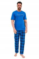 Piżamy damskie - CORNETTE PIŻAMA MĘSKA KR 134/303 MARATHON 3 XL COBALT - miniaturka - grafika 1