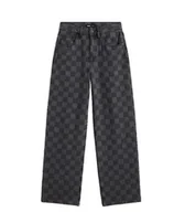Spodnie damskie - Spodnie Damskie VANS Sirelle Novelty Puddle Black VN000Q60EMV1 25 - miniaturka - grafika 1