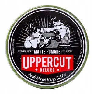 UPPERCUT DELUXE MATOWA POMADA DO WŁOSÓW ŚREDNIE UTRWALENIE 100G - Pomada do włosów - miniaturka - grafika 1
