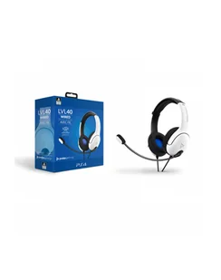 PDP LVL40 Wired PlayStation biały - Słuchawki - miniaturka - grafika 1