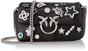 Pinko Torebka Love Micro Puff C PE 23 PCPL 100041 A0L2 Czarny - Torebki damskie - miniaturka - grafika 1