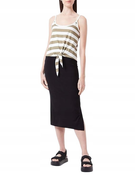 ONLY TOP NA RAMIĄCZKACH W PASKI Z WIĄZANIEM XS 6_A