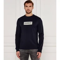 Koszulki męskie - Napapijri Longsleeve | Regular Fit - miniaturka - grafika 1