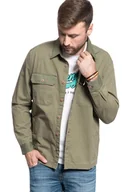 Koszule męskie - Męska Koszula Materiałowa Lee 2Pkt Overshirt Relxed Fit Utility Green L67Mdong-M - miniaturka - grafika 1