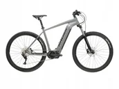 Rowery elektryczne - Górski rower elektryczny KROSS LEVEL BOOST 1.0 rozmiar S Szary - miniaturka - grafika 1