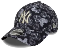 Czapki damskie - Czapka z daszkiem NEW ERA NYY MLB All Over Print 9FORTY czarna - miniaturka - grafika 1