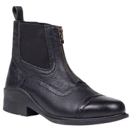 Buty do jazdy konnej - Sztyblety QHP Jodhpur Jakarta czarne, rozmiar: 37 - miniaturka - grafika 1