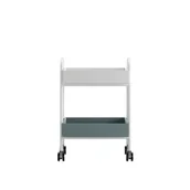 Szafy i szafki dla dzieci - Przybornik na kółkach match eukaliptus - miniaturka - grafika 1