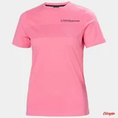 Koszulki i topy damskie - Koszulka damska HELLY HANSEN W The Ocean Race T-Shirt - Pink - miniaturka - grafika 1