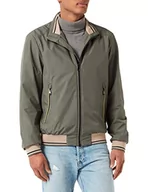 Kurtki męskie - GEOX M PONZA Męska Kurtka, Zielony (Ciemny), 48 - miniaturka - grafika 1