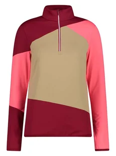 CMP Bluza polarowa w kolorze czerwono-różowo-beżowym - Bluzy damskie - miniaturka - grafika 1