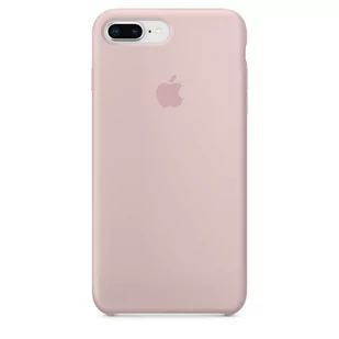 Apple Silicone Case iPhone 8 Plus/7 Plus Piaskowy Róż (MQH22ZM/A) - Etui i futerały do telefonów - miniaturka - grafika 1