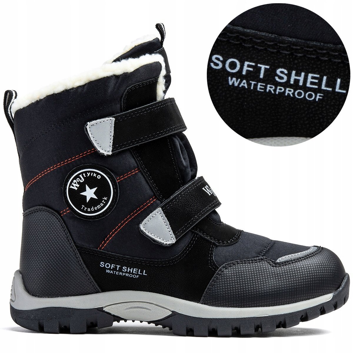 Śniegowce OCIEPLANE kożuszek WODOODPORNE Soft Shell BIEŻNIK Wojtyłko 32