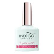 Lakiery hybrydowe - Indigo Indigo Top Gloss 3D Removable Top 7ml - miniaturka - grafika 1