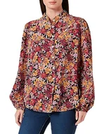 Bluzki damskie - Sidona Bluzka damska 10130383, czarna wielokolorowa, M, czarny wielokolorowy, M - miniaturka - grafika 1