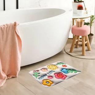 Mata łazienkowa 3D Antypoślizgowa Chłonna Magic 30 - Dywaniki łazienkowe - miniaturka - grafika 3