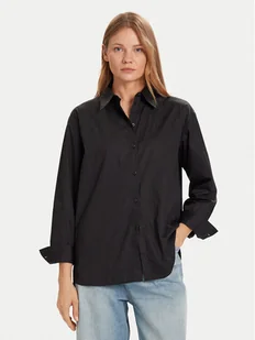 Calvin Klein Jeans Koszula LV044D167G Czarny Relaxed Fit - Koszule damskie - miniaturka - grafika 1