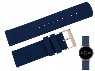 Pasek do zegarka Skagen SKT5110 granatowy 20 mm - Akcesoria do zegarków - miniaturka - grafika 1