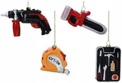 Bombki - Bombka choinkowa 14cm w kształcie narzędzi plastikowa 1szt - miniaturka - grafika 1