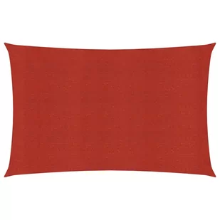 vidaXL Żagiel przeciwsłoneczny, 160 g/m, czerwony, 3,5x4,5 m, HDPE vidaXL - Parasole ogrodowe - miniaturka - grafika 1