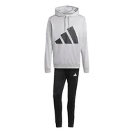 Dresy męskie - Męski Dres ADIDAS M BL FT HD TS JI8870 – Szary - miniaturka - grafika 1