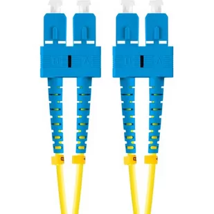 Lanberg kabel światłowodowy FO-SUSU-SD11-0100-YE 10m - Kable światłowodowe - miniaturka - grafika 2