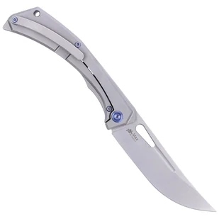 Nóż składany Kubey Ishtar Gray Titanium, Satin AUS-10 by Maksim Tkachuk (KU170C) - Noże - miniaturka - grafika 3