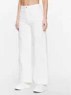 Spodnie damskie - Tommy Hilfiger Jeansy WW0WW38518 Biały Relaxed Fit - miniaturka - grafika 1