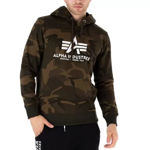 Bluza Alpha Industries Basic Hoody Camo 178312C239 - multikolor - Bluzy męskie - miniaturka - grafika 1