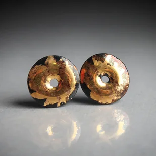 DONUTS GOLD/stal chirurgiczna/ - Kolczyki - miniaturka - grafika 1
