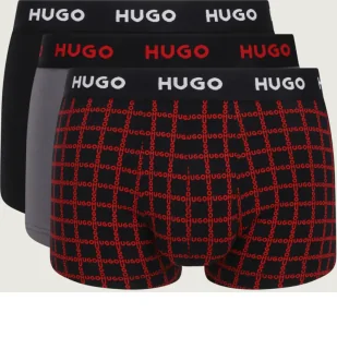 Hugo Bodywear Bokserki 3-pack TRUNK TRIPLET DESIGN - Majtki męskie - miniaturka - grafika 1