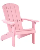 Fotele i krzesła ogrodowe - Krzesło ogrodowe dla dzieci różowe ADIRONDACK - miniaturka - grafika 1