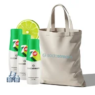 Syropy i koncentraty owocowe - Zestaw Syrop SodaStream 7up 3x440 ml + Torba - miniaturka - grafika 1