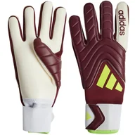 Piłka nożna - Rękawice bramkarskie adidas Copa GL League bordowe IQ4012 - 9,5 - miniaturka - grafika 1