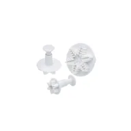 Formy do ciast - Kitchen Craft Wykrawacze do lukru Śnieżynki 3x KCFCSNOW3PC - miniaturka - grafika 1