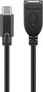 Goobay Kabel przedłużający USB-C (TM), czarny kabel przedłużający; USB-C (TM), czarny, 0.2 m  odpowiedni do urządzeń ze złączem USB-C (TM) - Kable USB - miniaturka - grafika 2