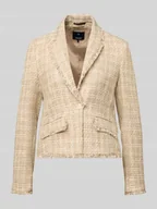 Marynarki i żakiety damskie - Żakiet o kroju regular fit z frędzami model ‘Julice’ - miniaturka - grafika 1