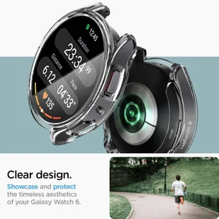 Etui SAMSUNG GALAXY WATCH 6 (40MM) Spigen Ultra Hybrid Crystal transparentne - Akcesoria do smartwatchy - miniaturka - grafika 11