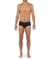 Kąpielówki męskie - Hom Harold Swim Majtki kąpielowe Męskie, Czarny czerwony, XL - miniaturka - grafika 1